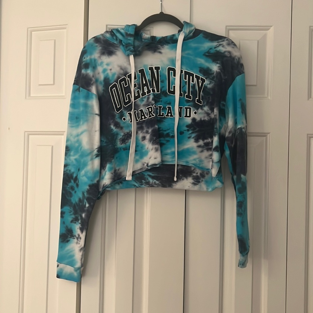 Crop top rye dye Ocean city MD draw strings